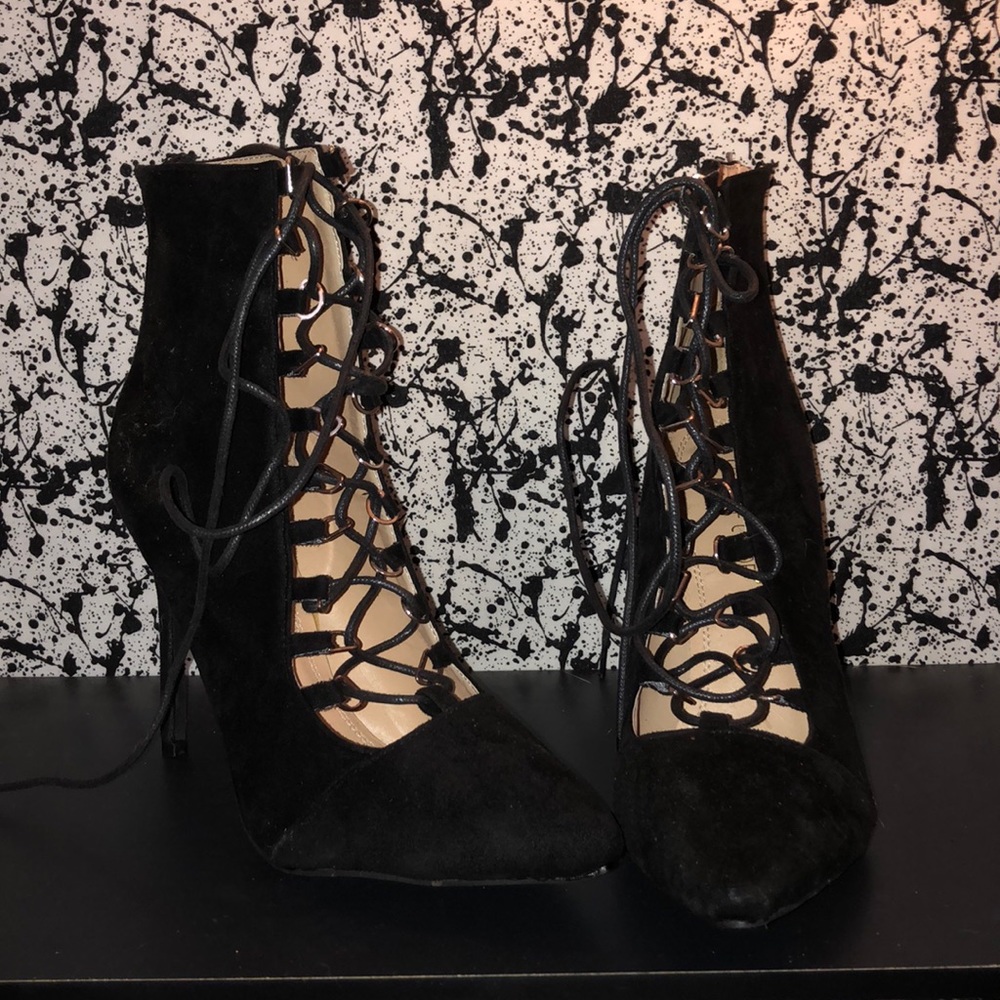 Black heels
